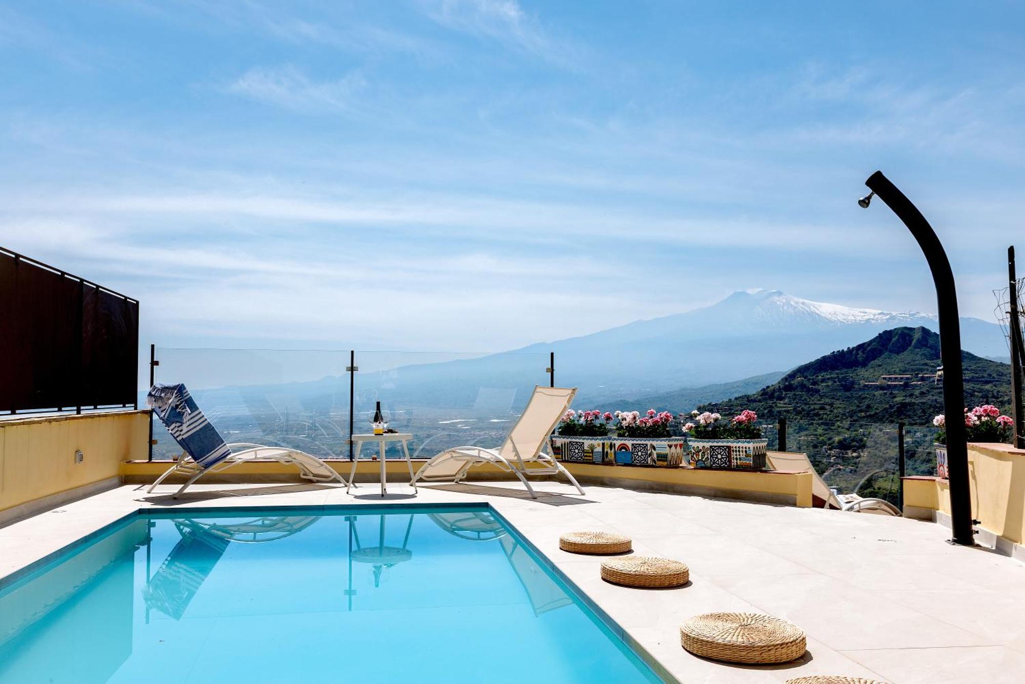 Villa Da Vinci Luxury Panoramic Apartments - Taormina Rooms Collection 外观 照片